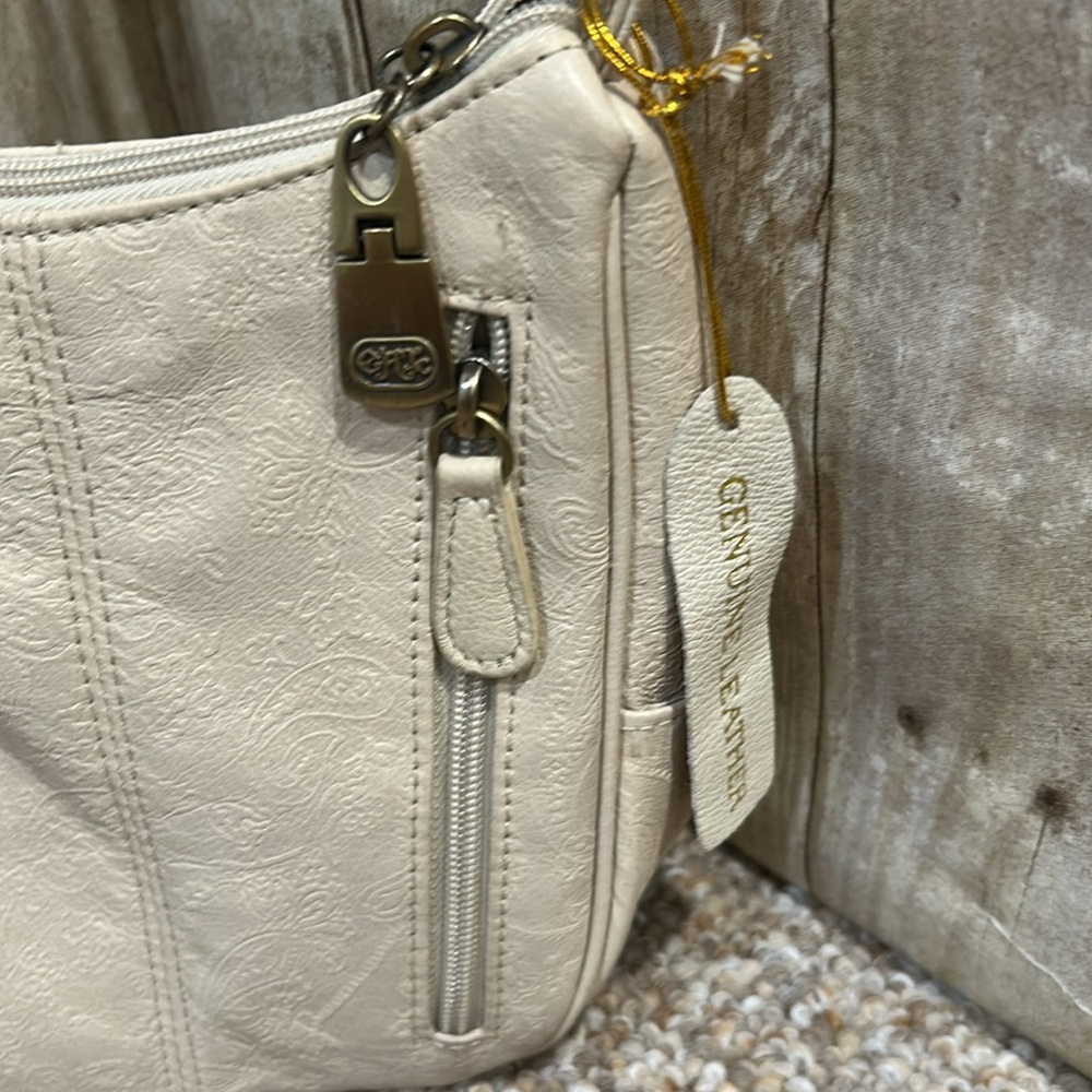 Great American Leatherworks leather mini shoulder bag NWT Paisley leather design - Picture 3 of 13